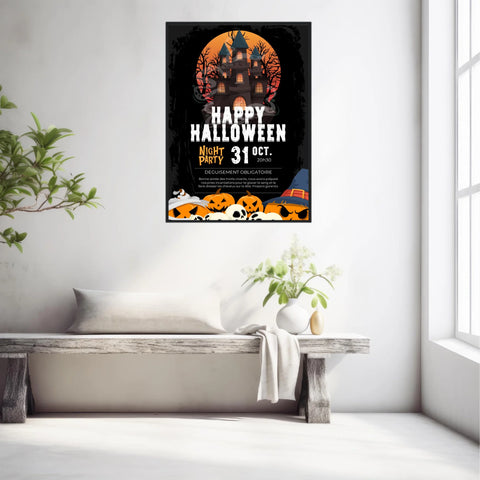 Affiche Halloween Party
