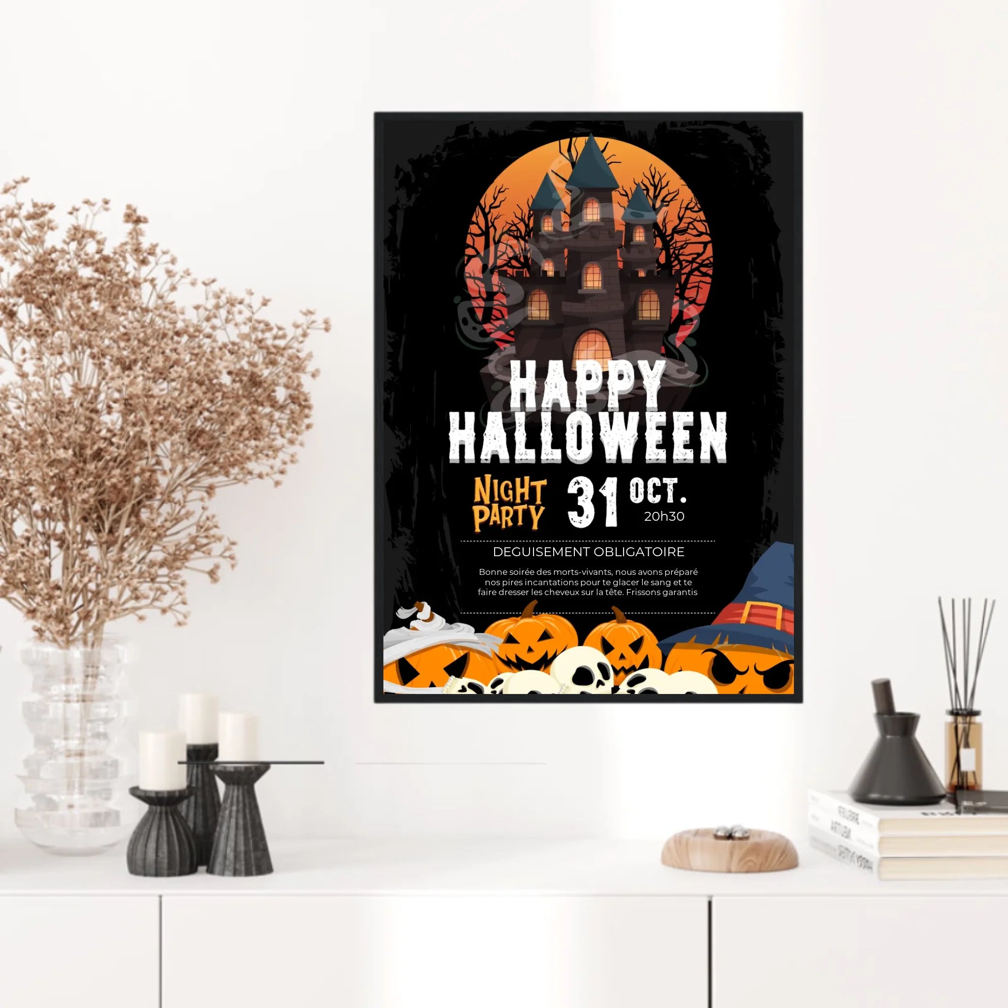 Affiche Halloween Party