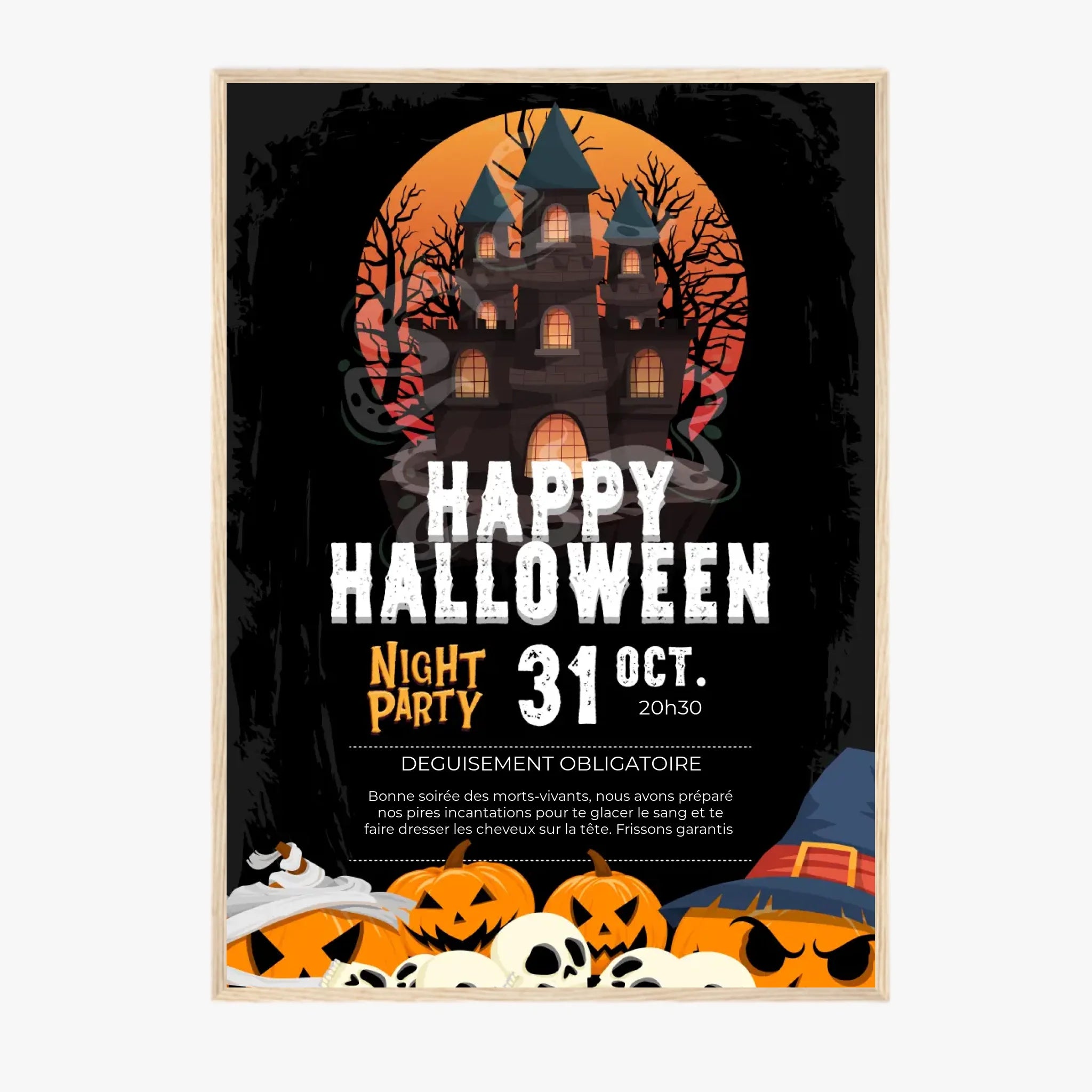 Affiche Halloween Party