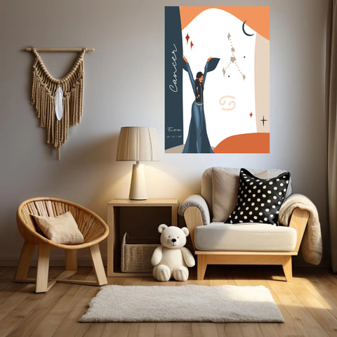 Tableau Personnalisé Signe Astrologique Cancer Anastasy Helter