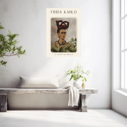 Affiche Frida Kahlo – Self Portrait With Braid 1941