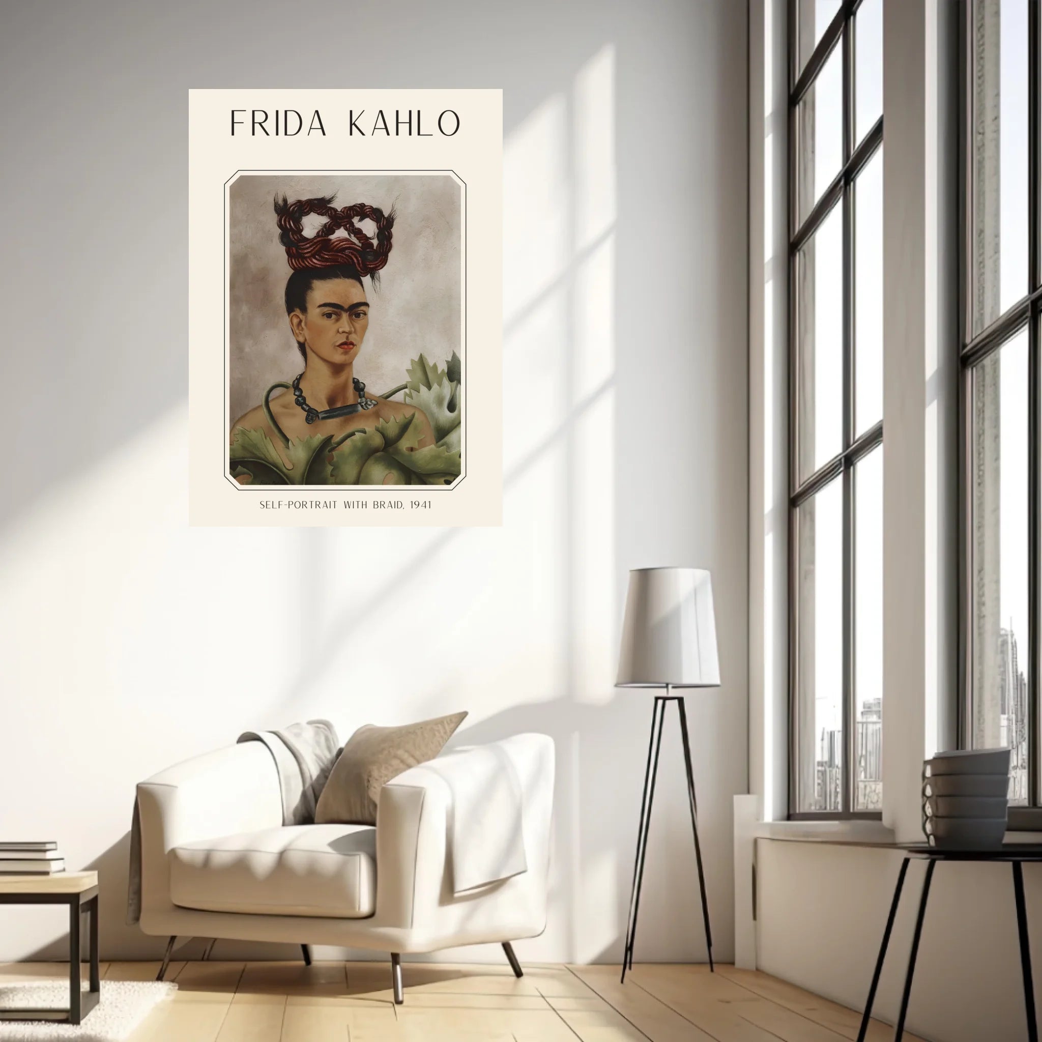 Affiche Frida Kahlo – Self Portrait With Braid 1941
