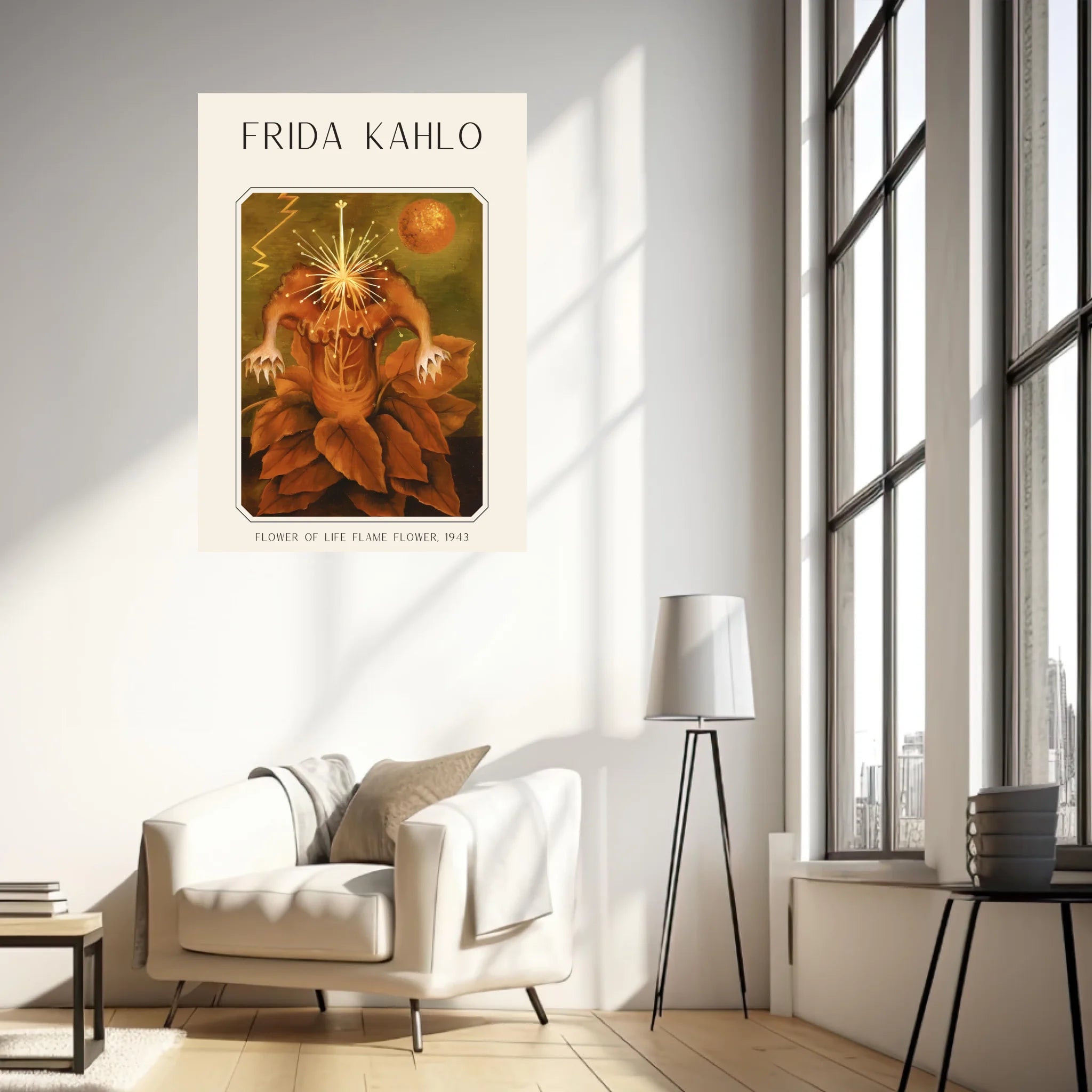 Affiche Frida Kahlo – Flower Of Life Flame Flower 1943