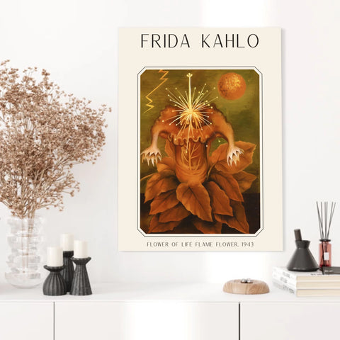 Affiche Frida Kahlo – Flower Of Life Flame Flower 1943