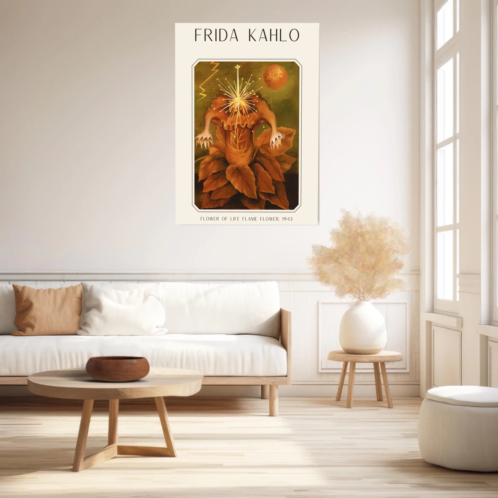 Affiche Frida Kahlo – Flower Of Life Flame Flower 1943