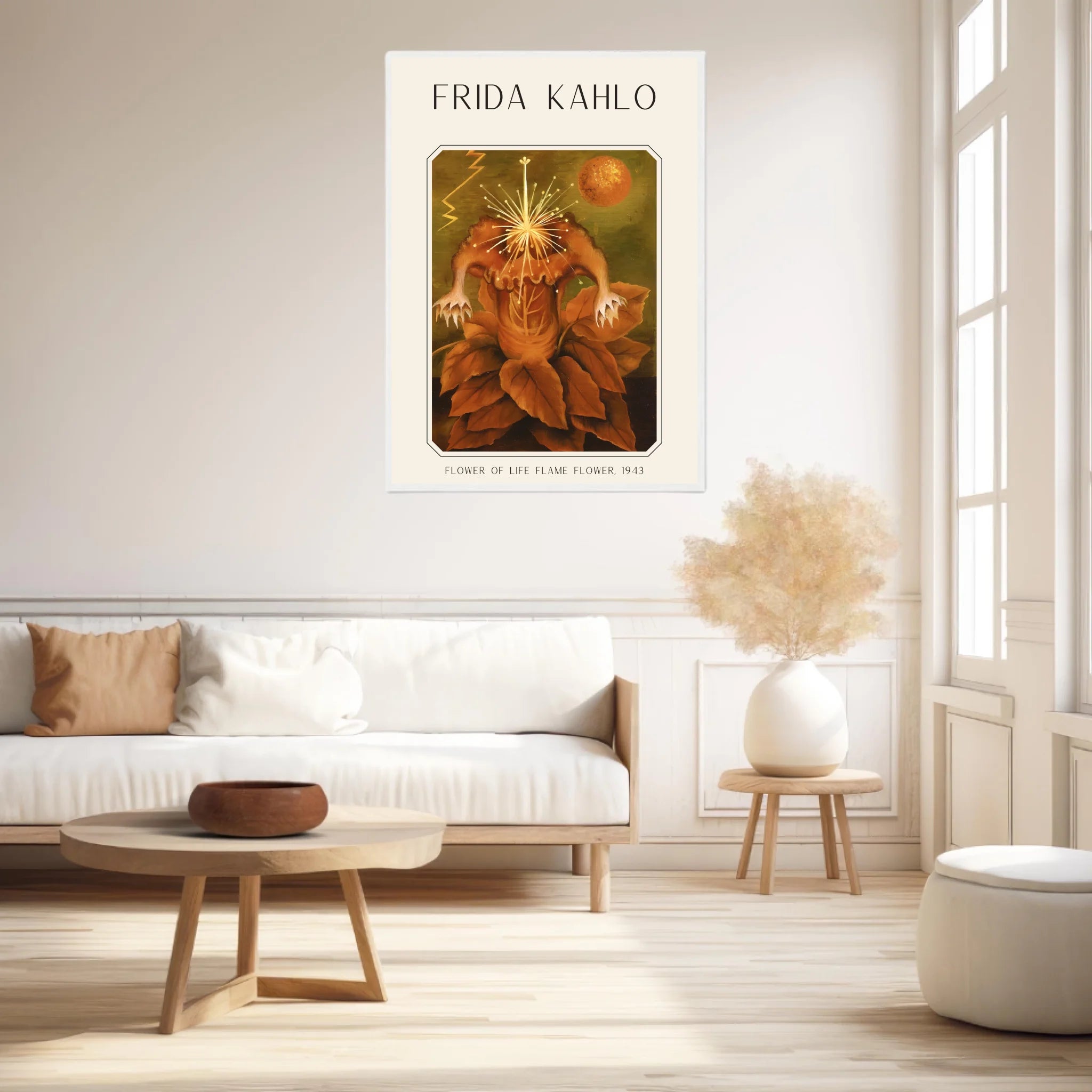 Affiche Frida Kahlo – Flower Of Life Flame Flower 1943