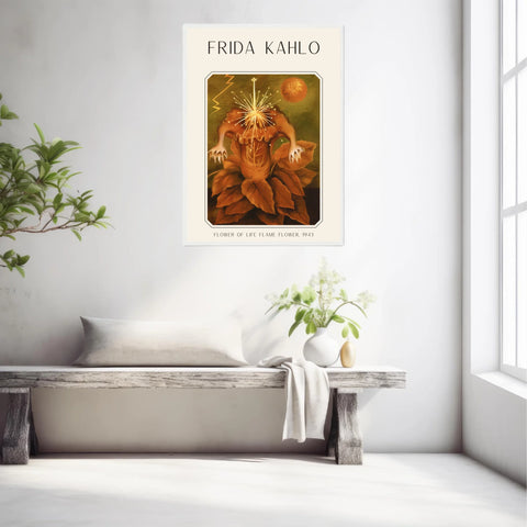 Affiche Frida Kahlo – Flower Of Life Flame Flower 1943