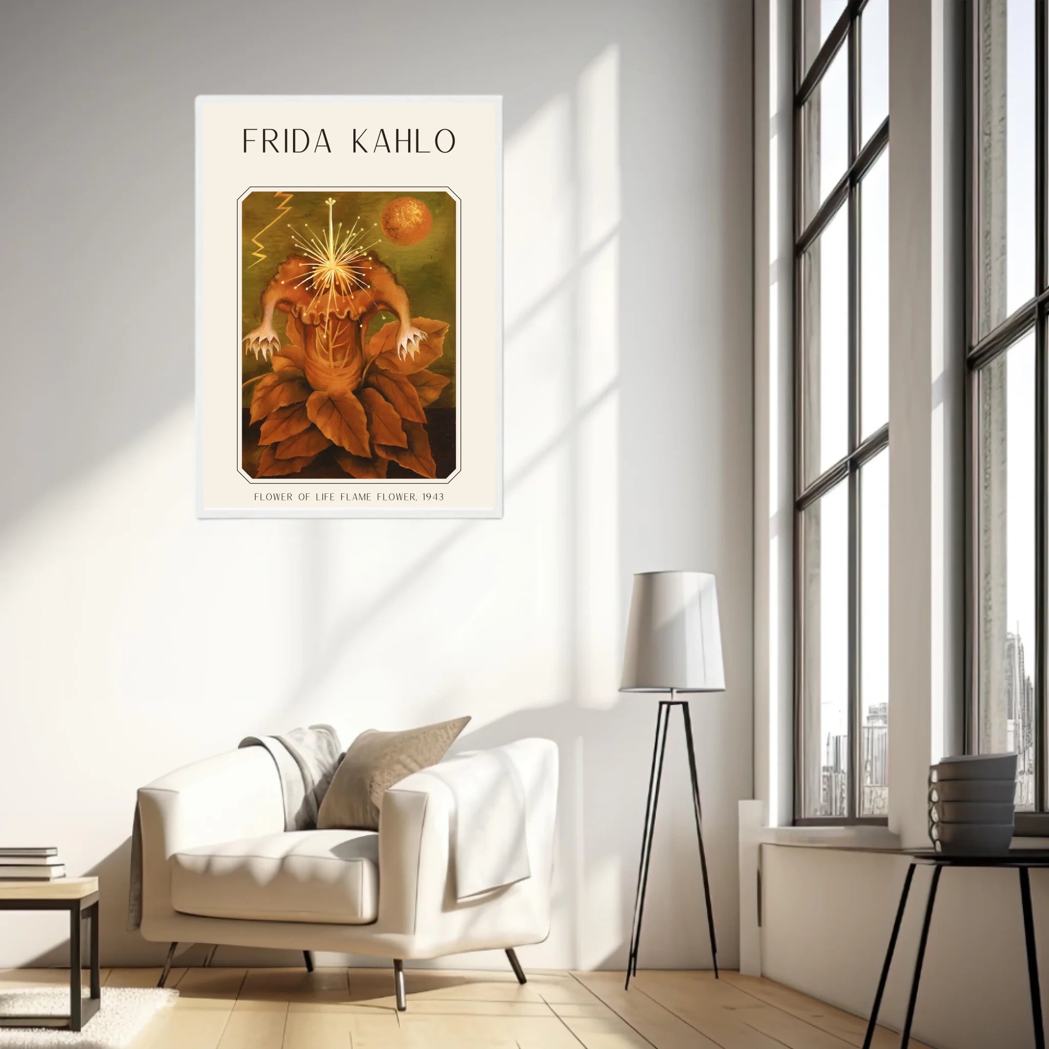 Affiche Frida Kahlo – Flower Of Life Flame Flower 1943