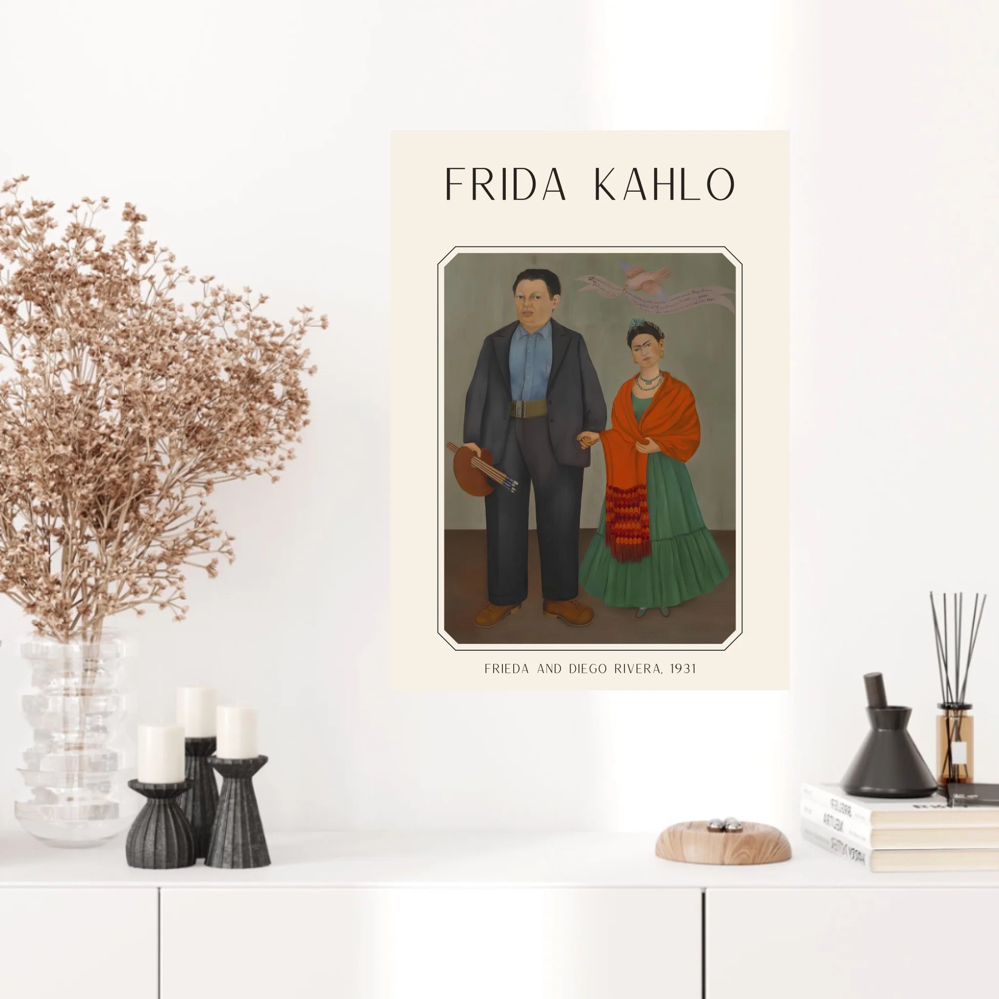 Affiche Frida Kahlo – Frieda and Diego Rivera 1931