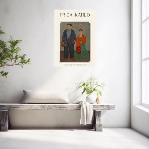 Affiche Frida Kahlo – Frieda and Diego Rivera 1931