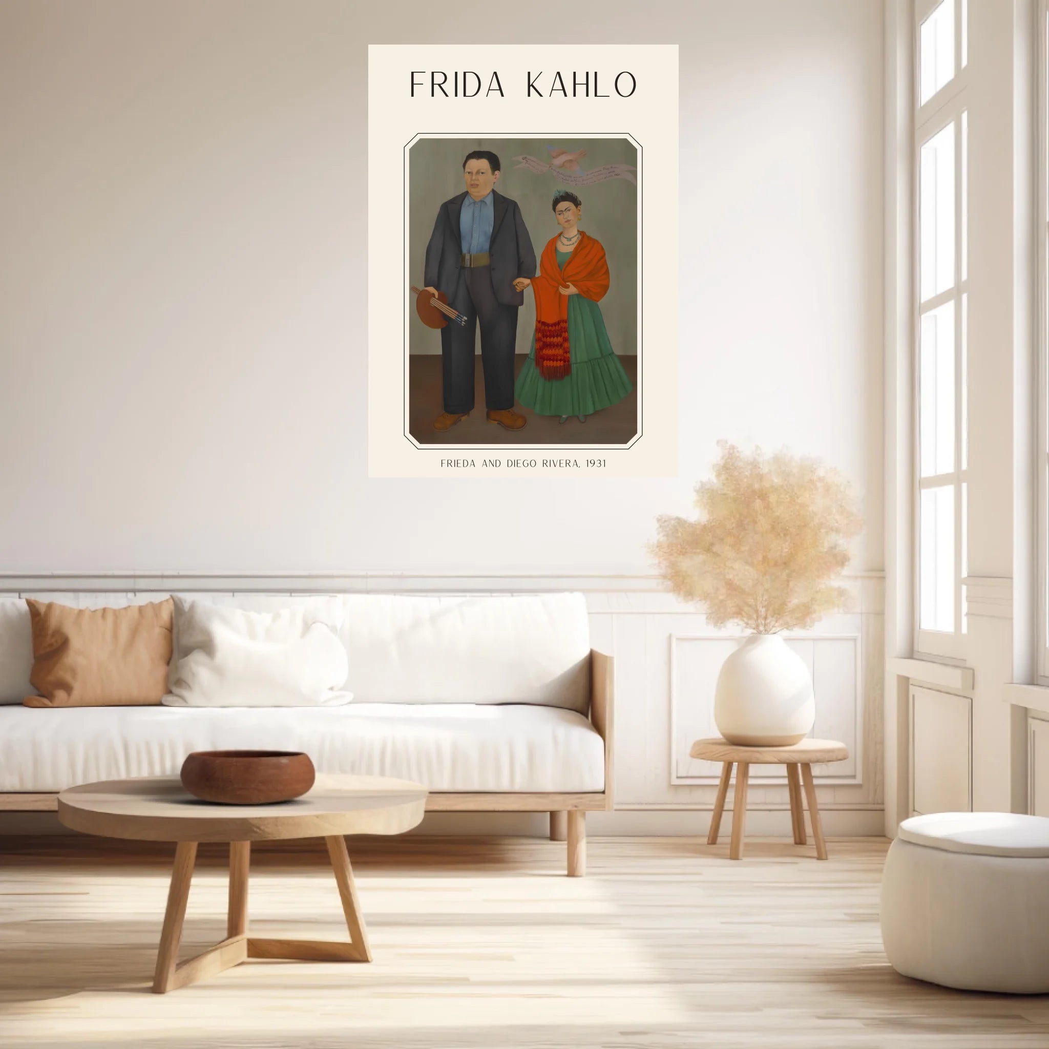 Affiche Frida Kahlo – Frieda and Diego Rivera 1931