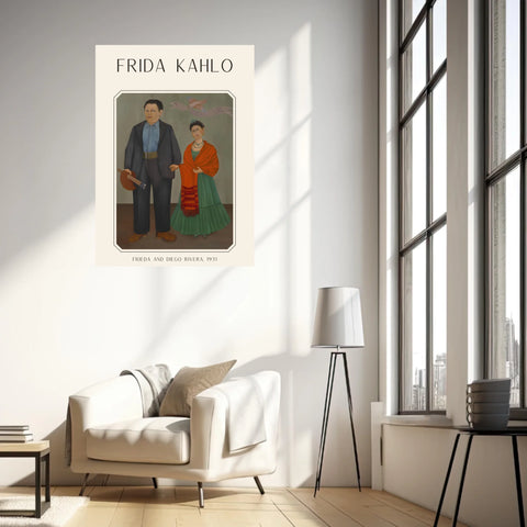 Affiche Frida Kahlo – Frieda and Diego Rivera 1931