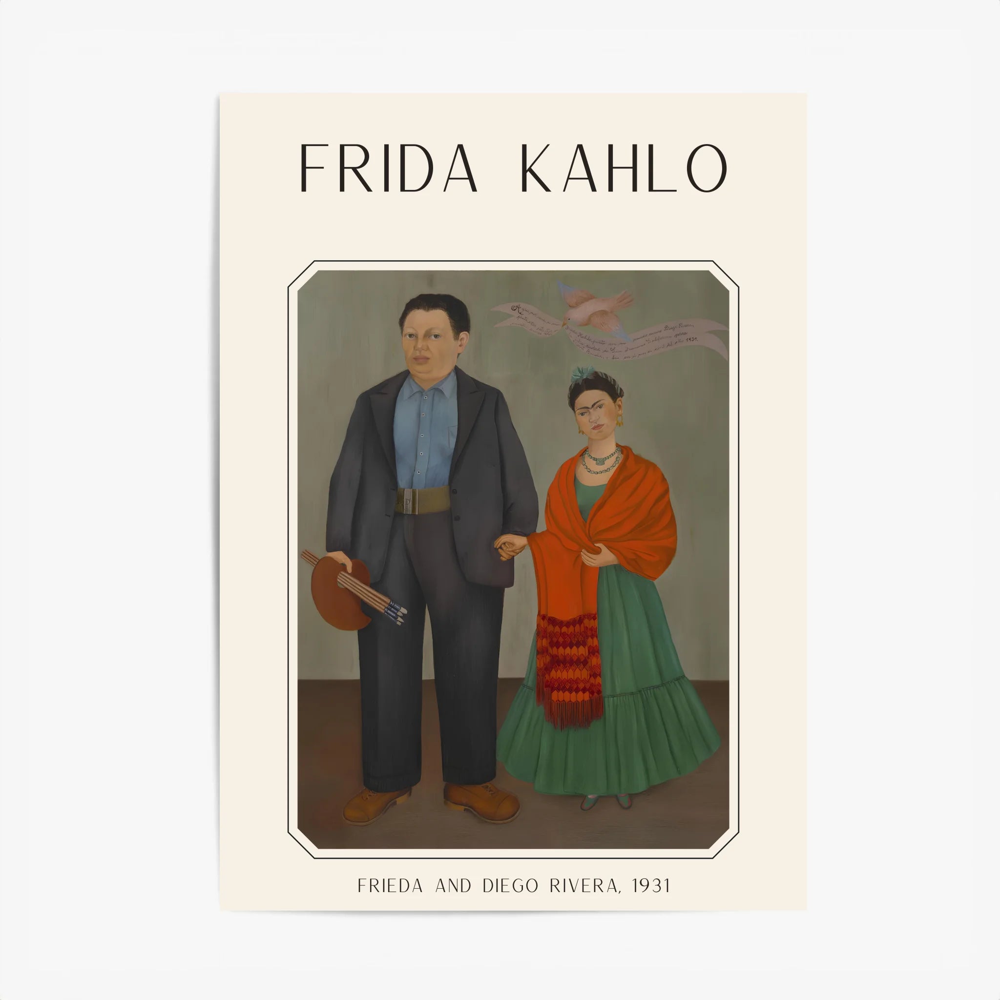 Affiche Frida Kahlo – Frieda and Diego Rivera 1931