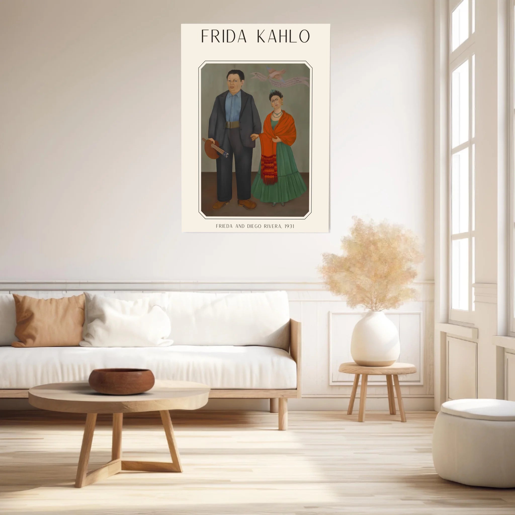 Affiche Frida Kahlo – Frieda and Diego Rivera 1931