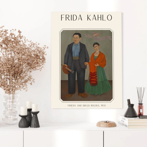 Affiche Frida Kahlo – Frieda and Diego Rivera 1931