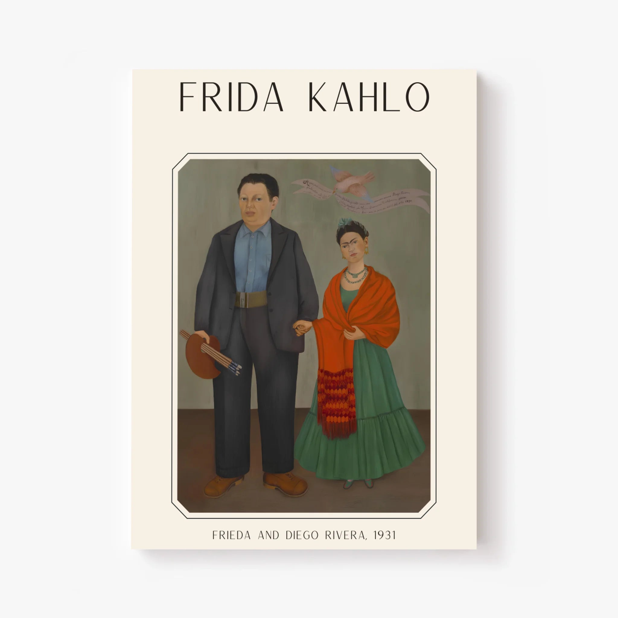 Affiche Frida Kahlo – Frieda and Diego Rivera 1931