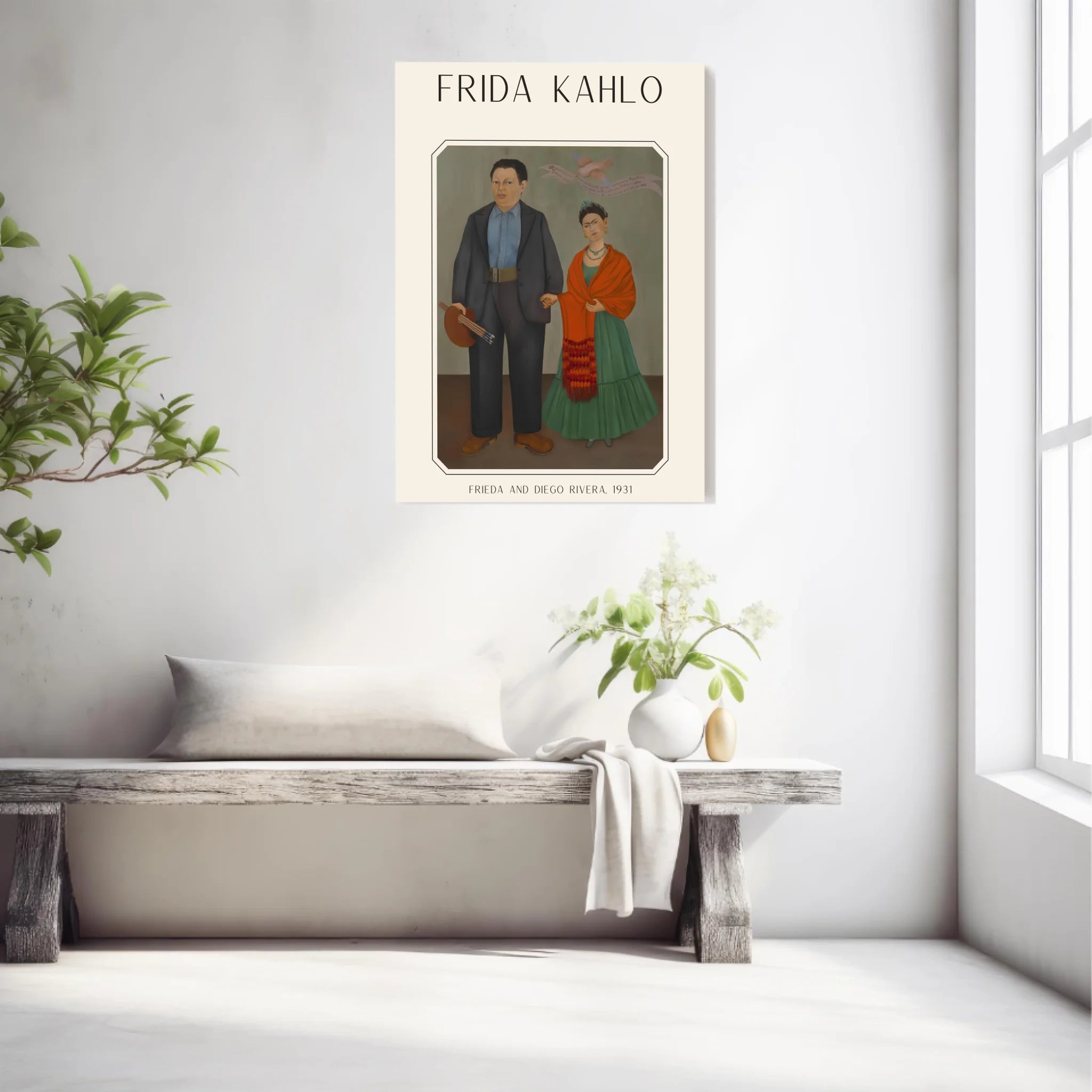 Affiche Frida Kahlo – Frieda and Diego Rivera 1931
