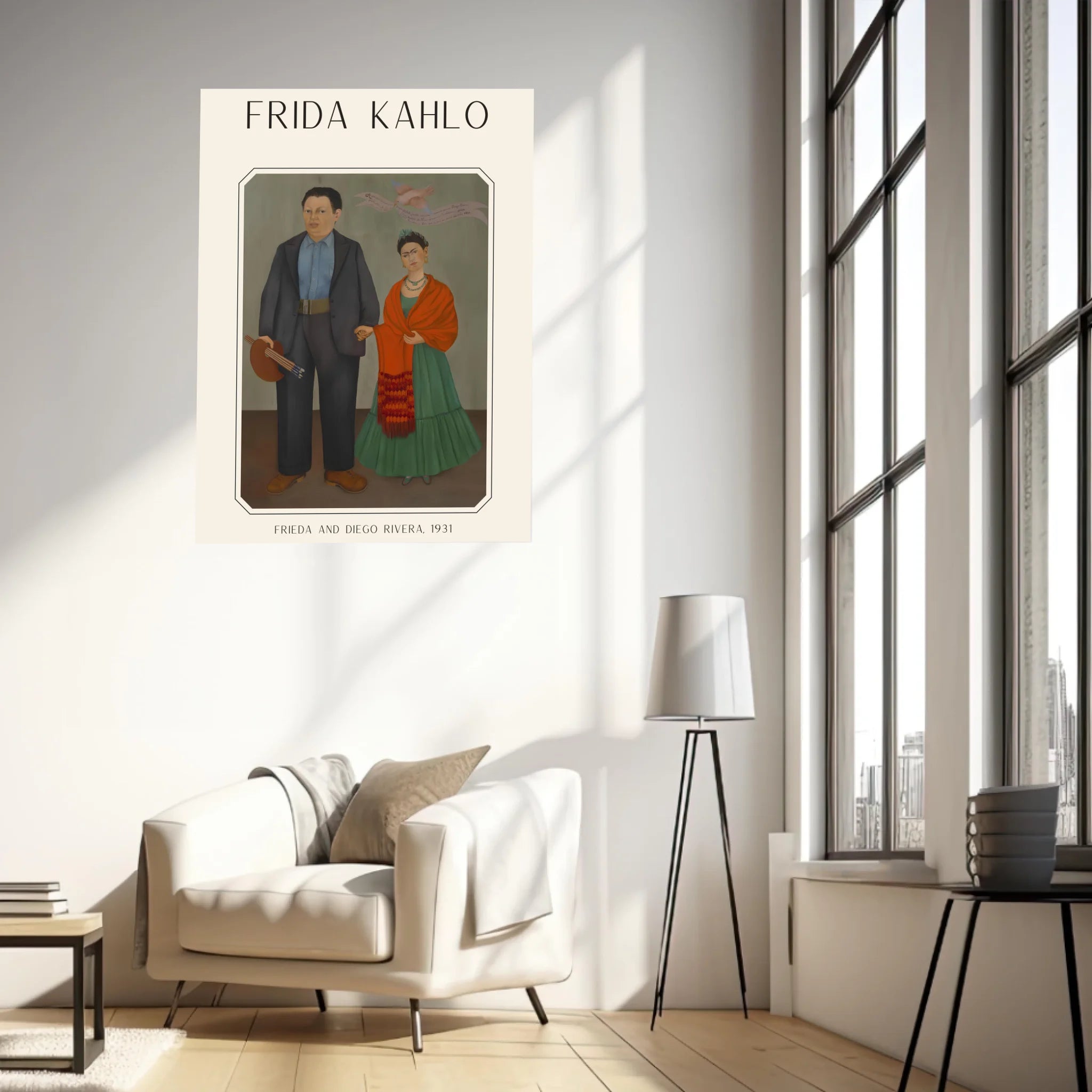 Affiche Frida Kahlo – Frieda and Diego Rivera 1931