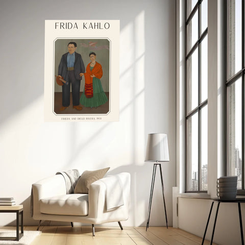 Affiche Frida Kahlo – Frieda and Diego Rivera 1931