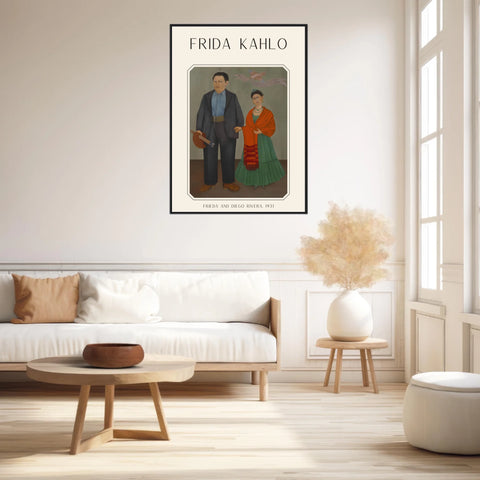 Affiche Frida Kahlo – Frieda and Diego Rivera 1931