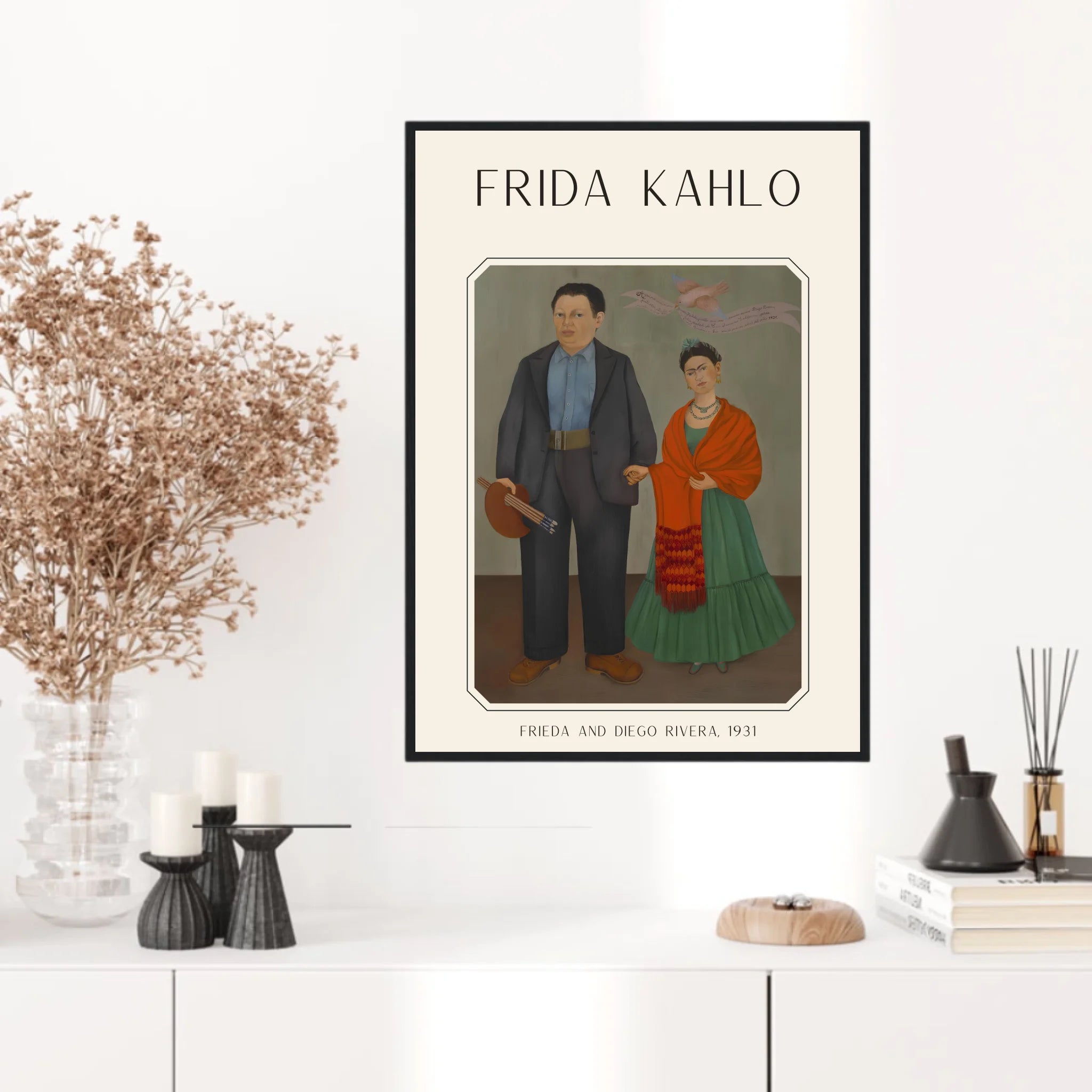 Affiche Frida Kahlo – Frieda and Diego Rivera 1931