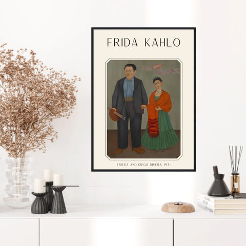 Affiche Frida Kahlo – Frieda and Diego Rivera 1931