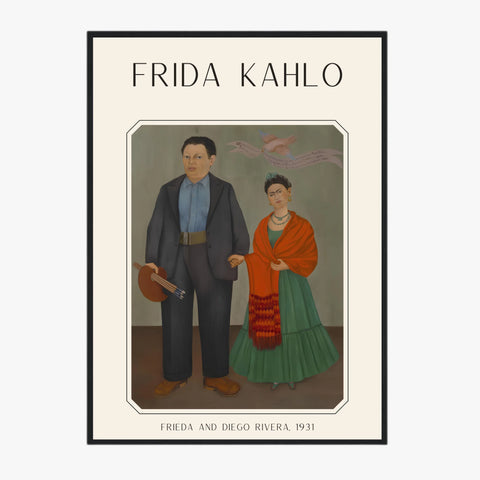 Affiche Frida Kahlo – Frieda and Diego Rivera 1931
