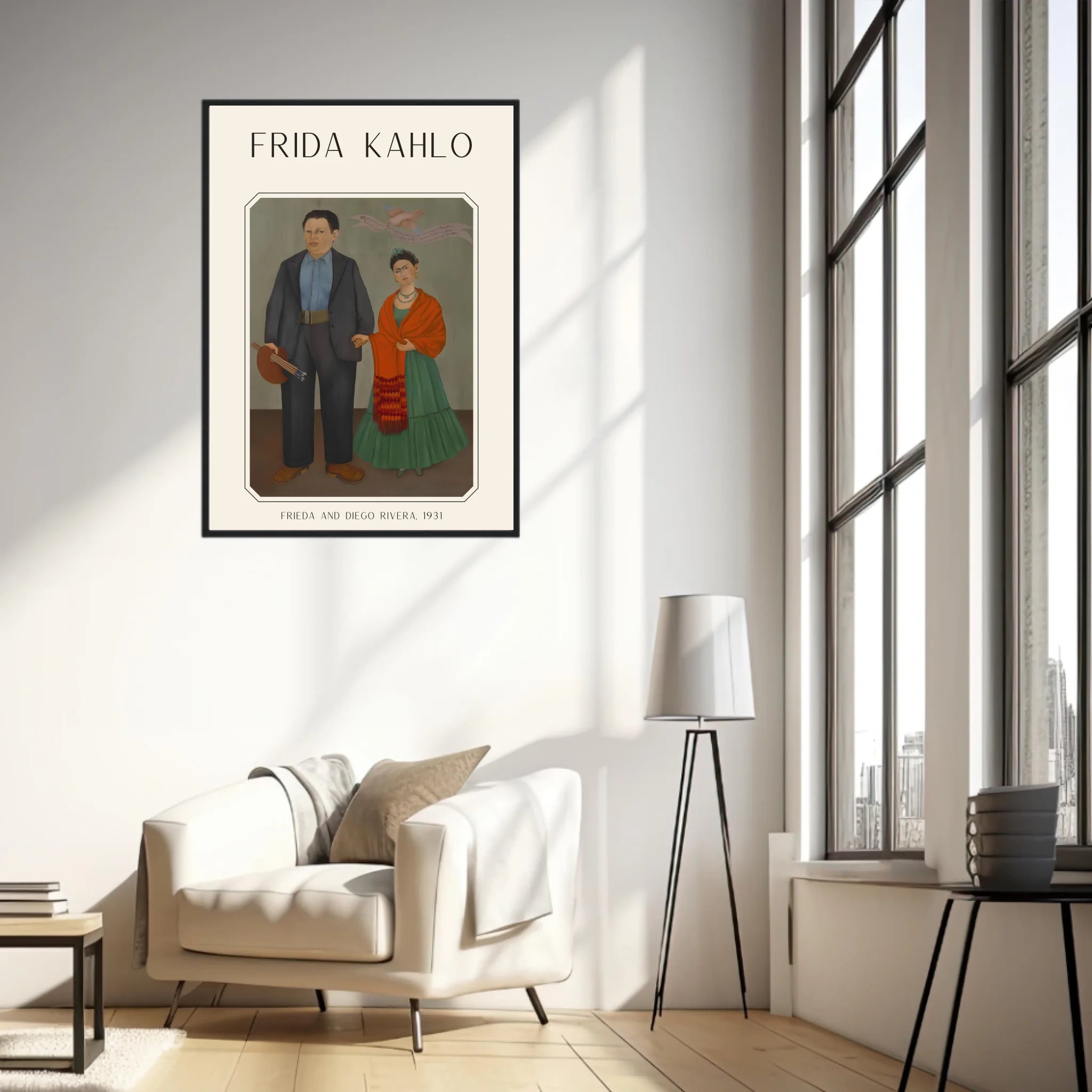 Affiche Frida Kahlo – Frieda and Diego Rivera 1931