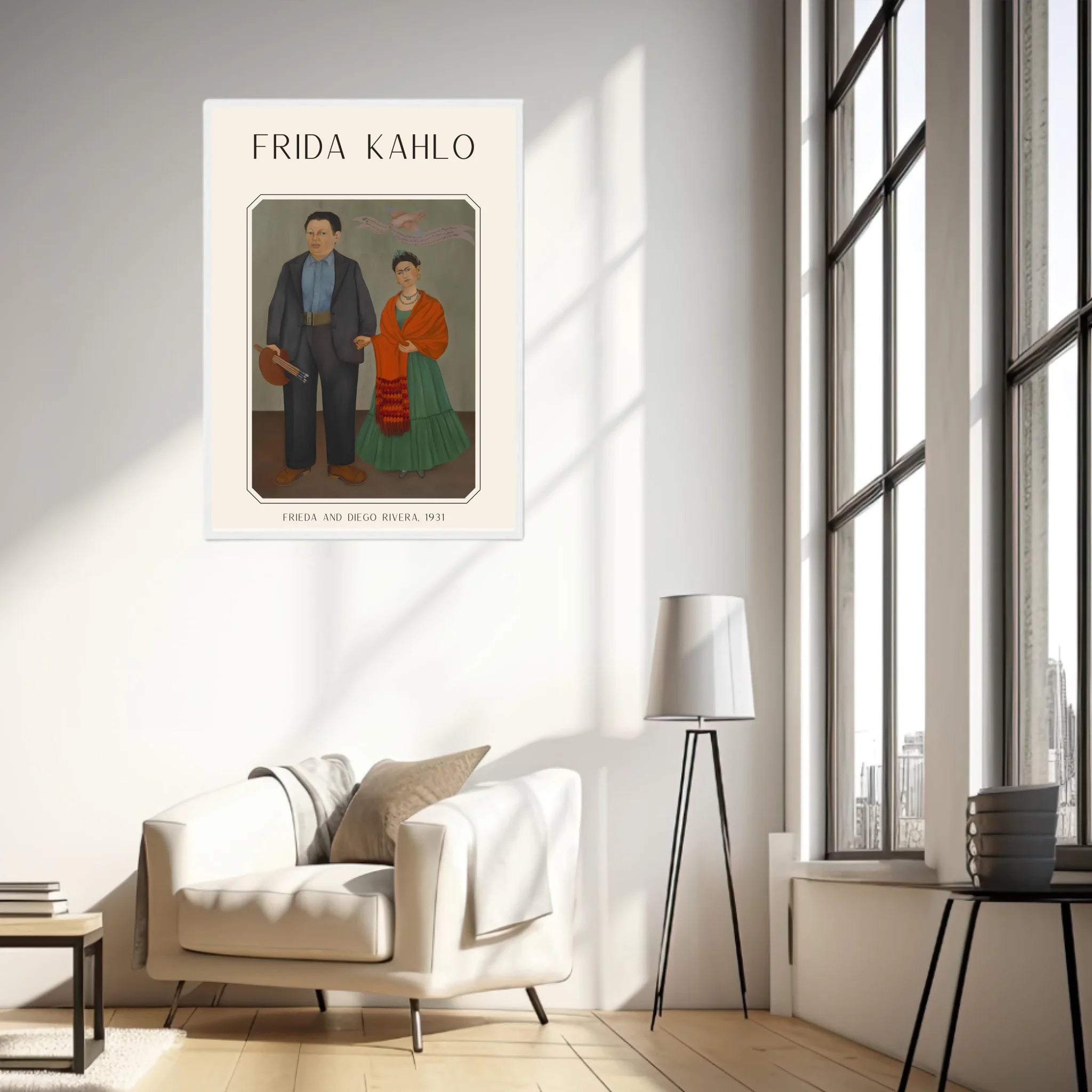 Affiche Frida Kahlo – Frieda and Diego Rivera 1931