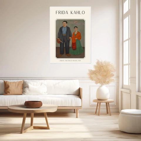 Affiche Frida Kahlo – Frieda and Diego Rivera 1931