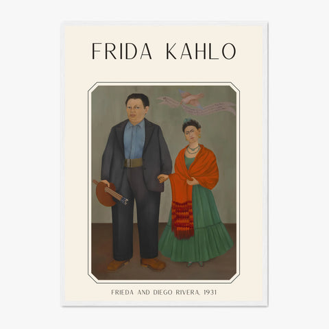 Affiche Frida Kahlo – Frieda and Diego Rivera 1931