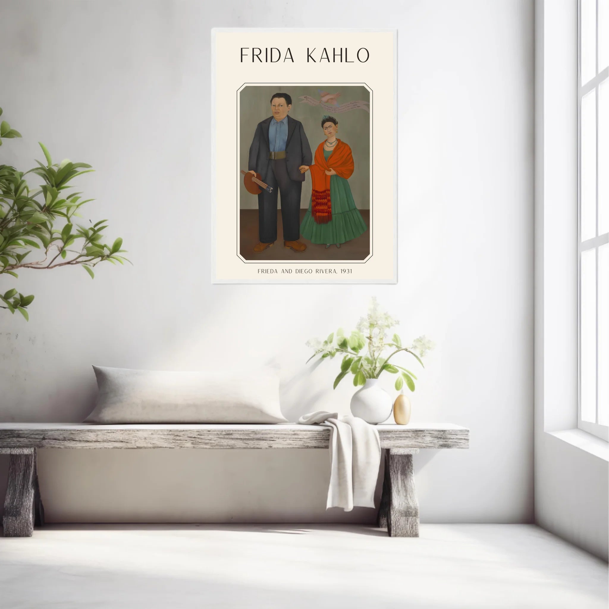 Affiche Frida Kahlo – Frieda and Diego Rivera 1931
