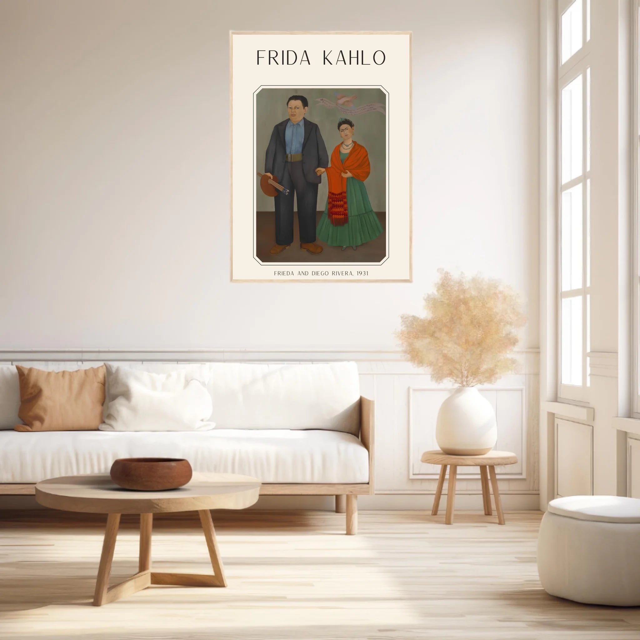 Affiche Frida Kahlo – Frieda and Diego Rivera 1931