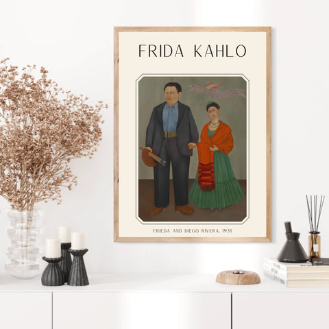 Affiche Frida Kahlo – Frieda and Diego Rivera 1931