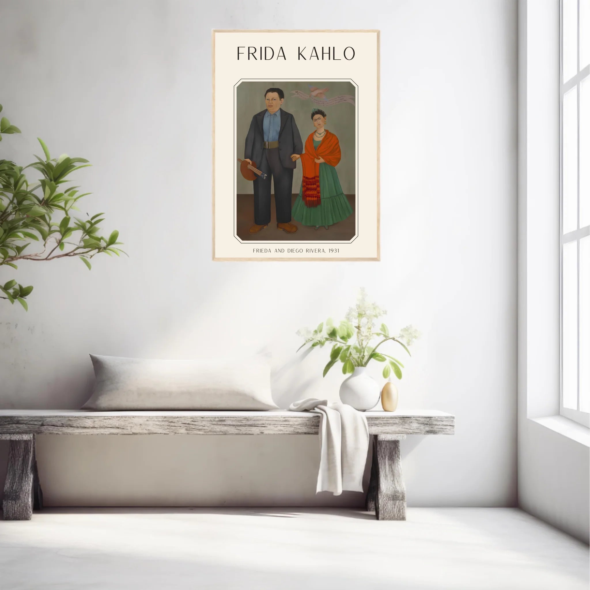 Affiche Frida Kahlo – Frieda and Diego Rivera 1931