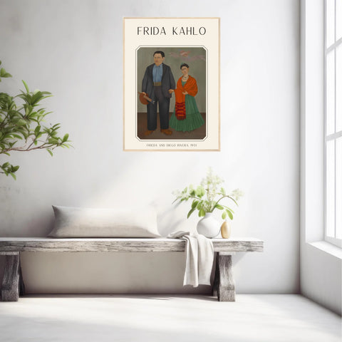 Affiche Frida Kahlo – Frieda and Diego Rivera 1931