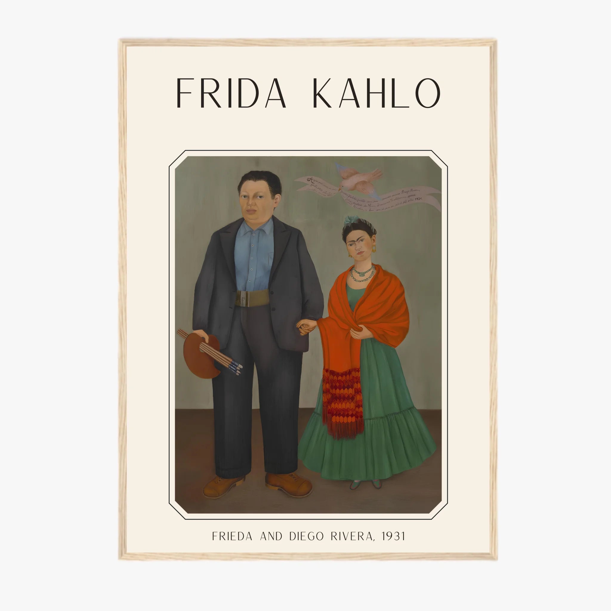 Affiche Frida Kahlo – Frieda and Diego Rivera 1931