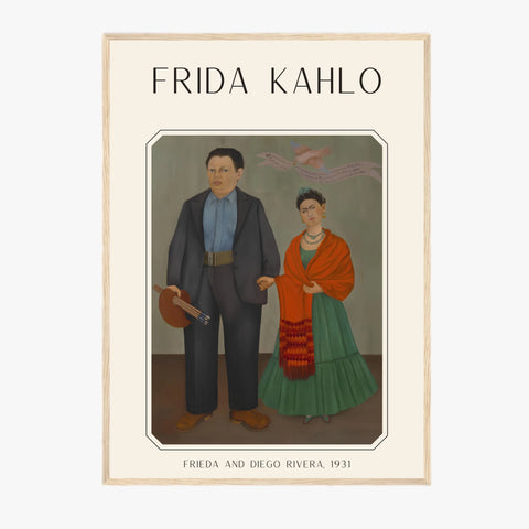 Affiche Frida Kahlo – Frieda and Diego Rivera 1931