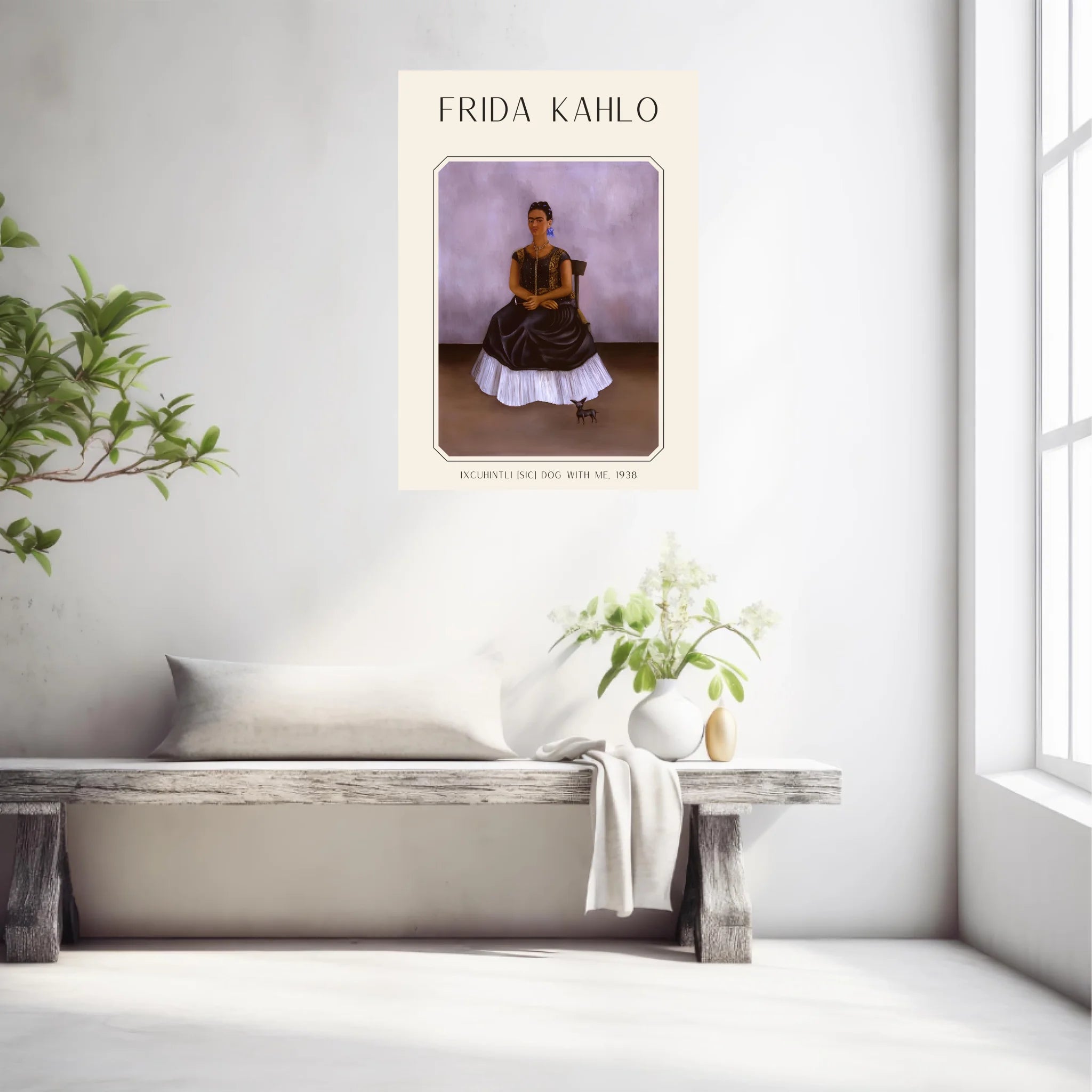 FRIDA KAHLO Dog With Me 1938