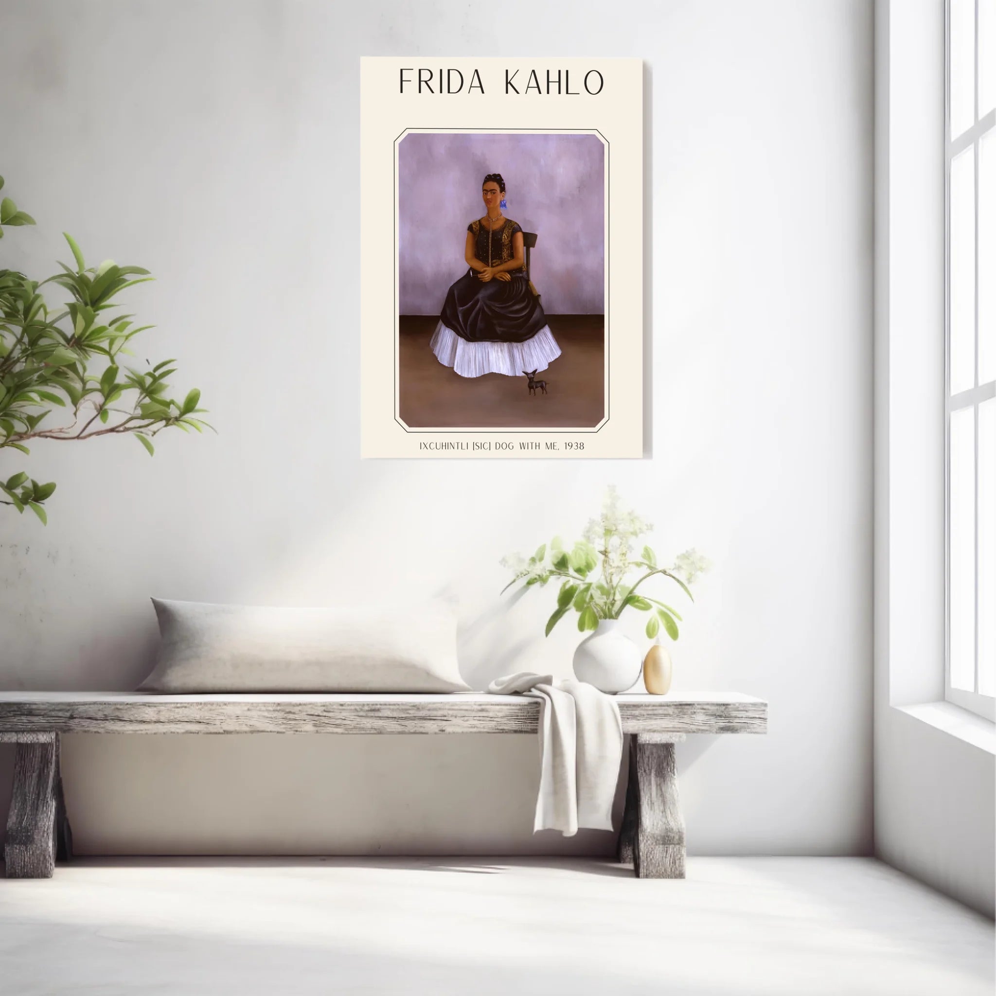FRIDA KAHLO Dog With Me 1938