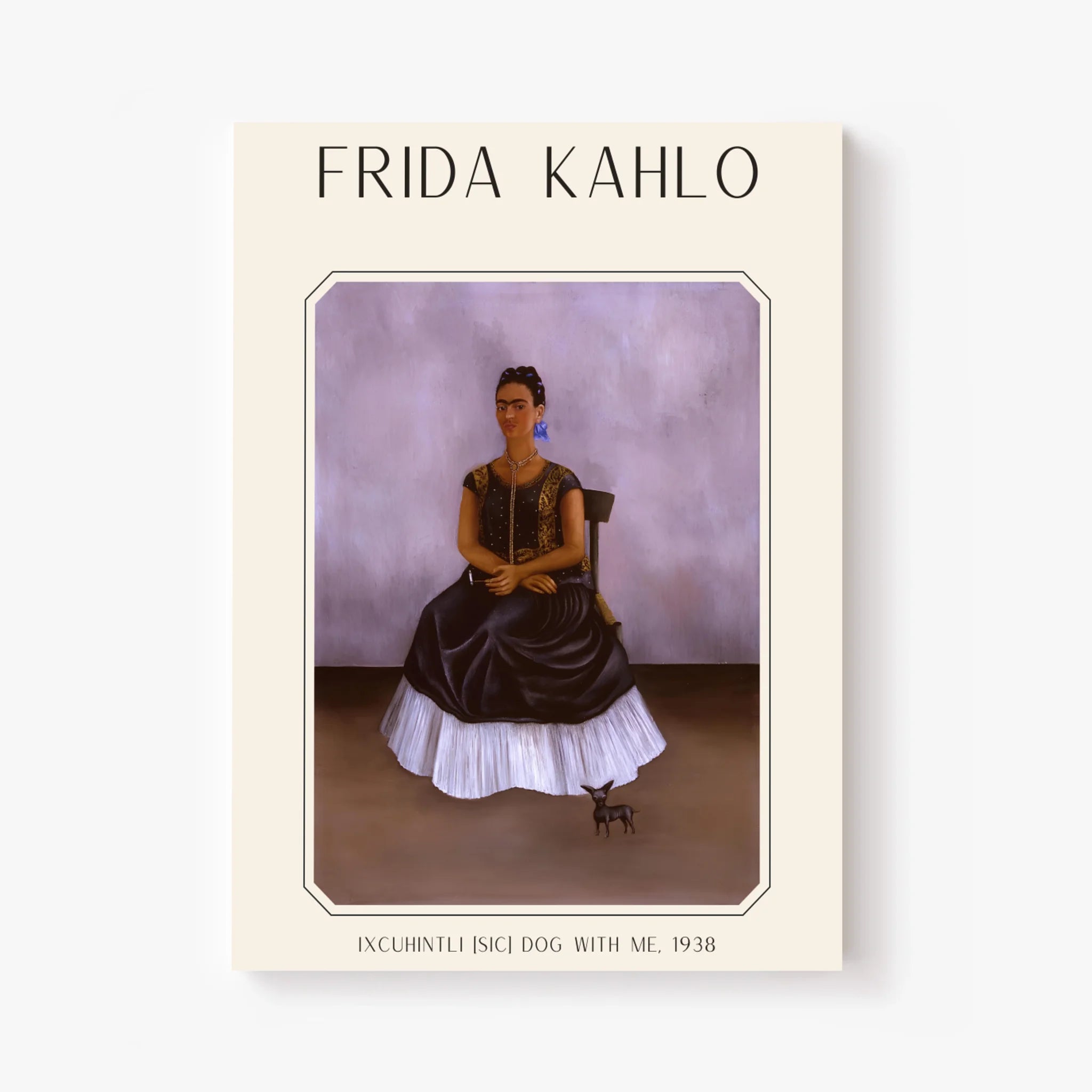 FRIDA KAHLO Dog With Me 1938