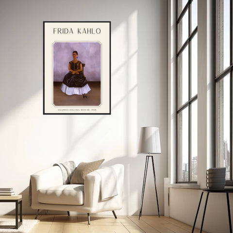 Affiche Frida Kahlo – Itzcuintli Dog With Me 1938
