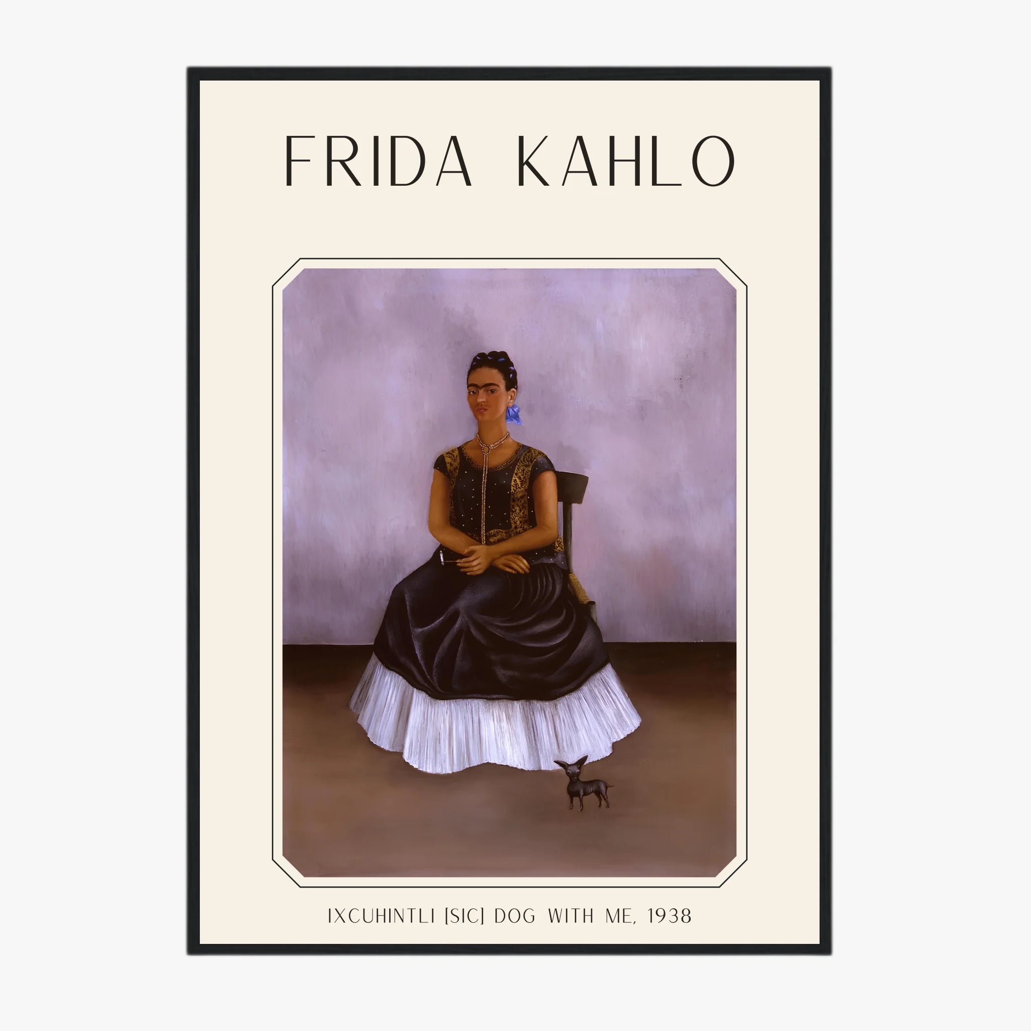 FRIDA KAHLO Dog With Me 1938