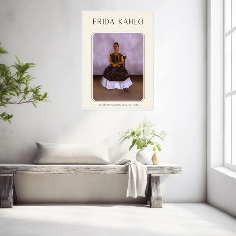Affiche Frida Kahlo – Itzcuintli Dog With Me 1938