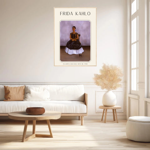 Affiche Frida Kahlo – Itzcuintli Dog With Me 1938