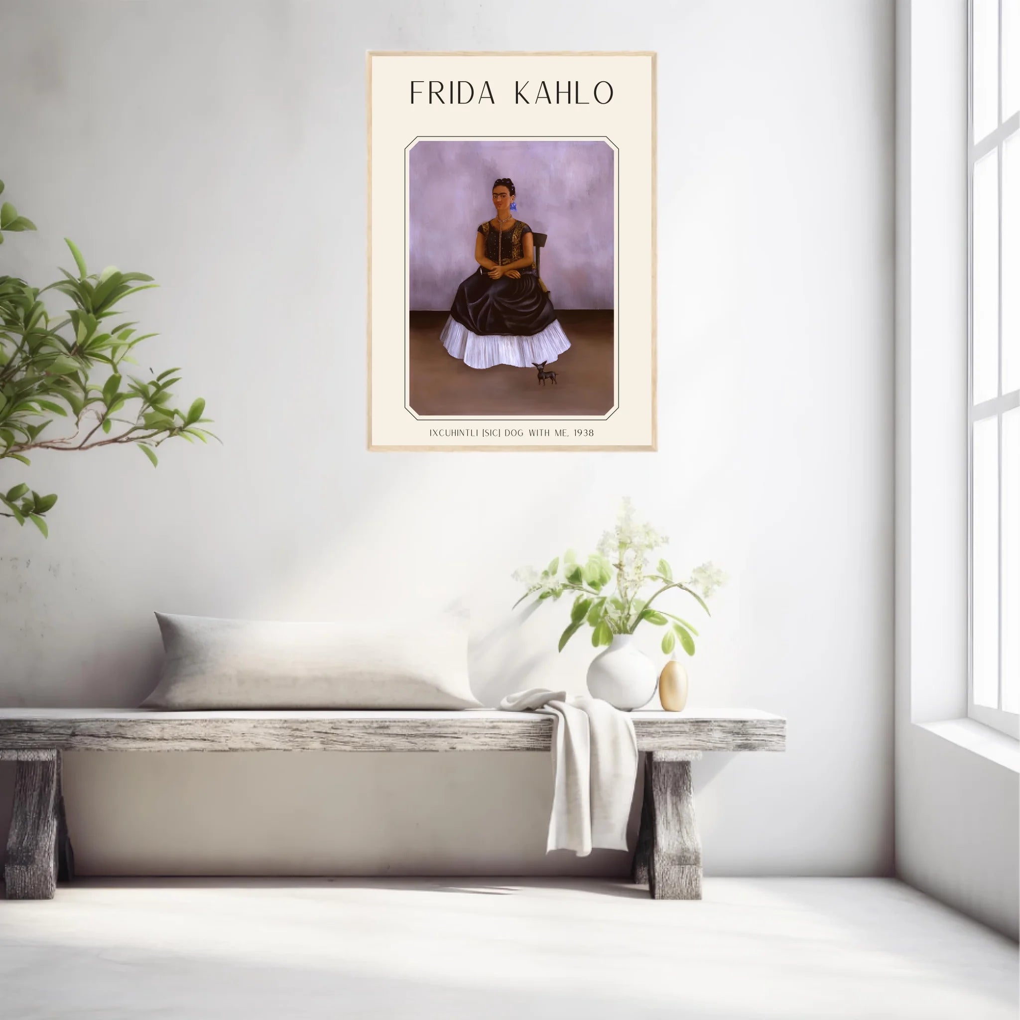 FRIDA KAHLO Dog With Me 1938