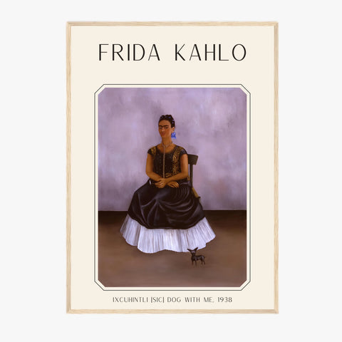 Affiche Frida Kahlo – Itzcuintli Dog With Me 1938