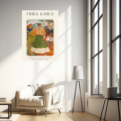 Affiche Frida Kahlo – Marxism Will Give Health To The Sick 1954