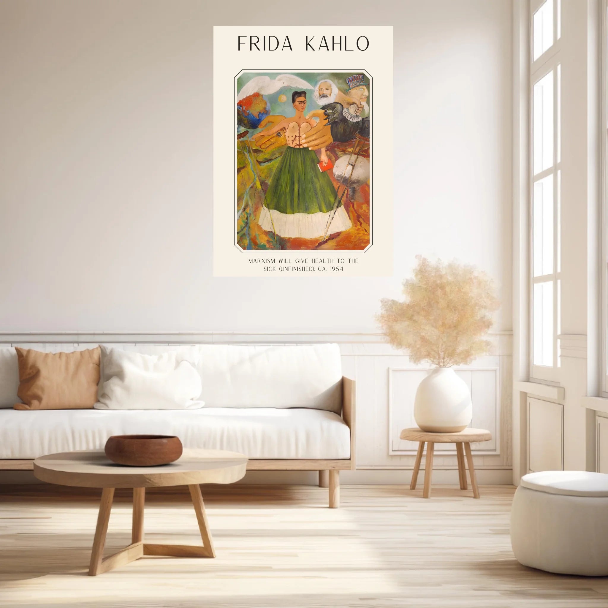 Affiche Frida Kahlo – Marxism Will Give Health To The Sick 1954
