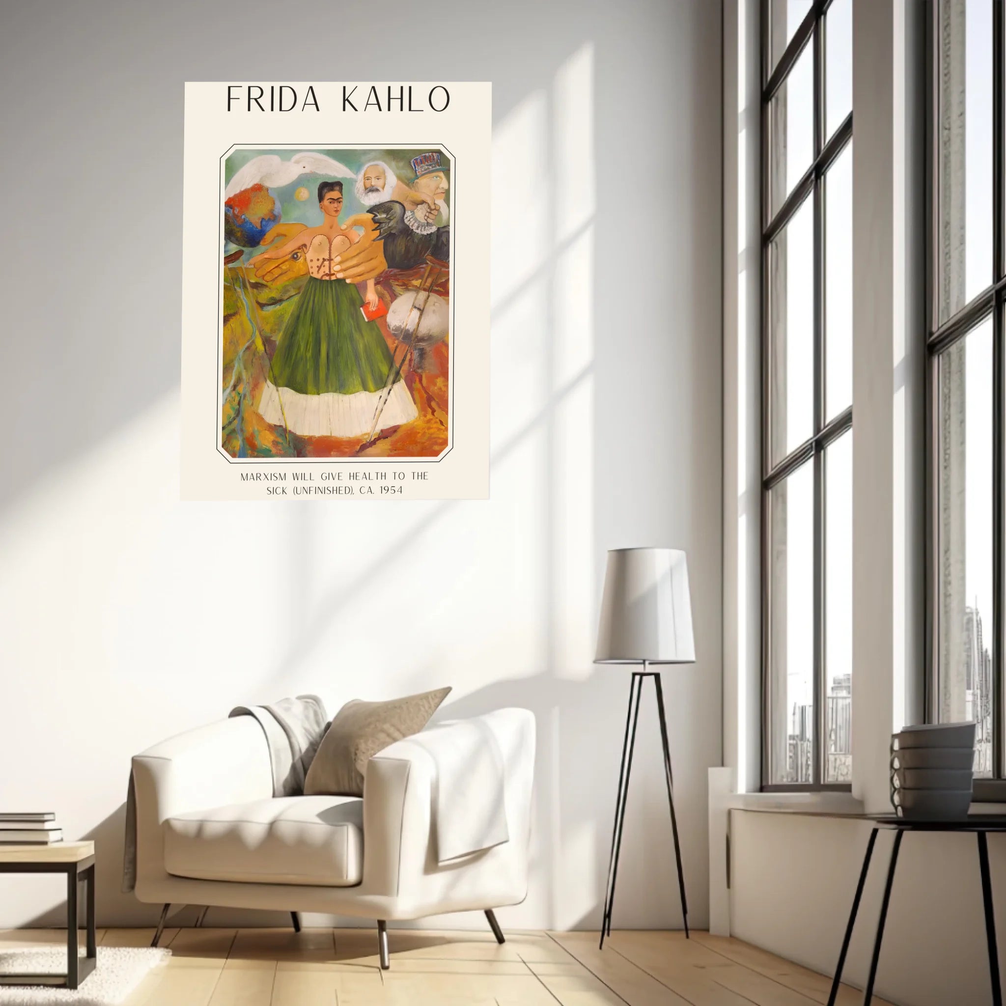 Affiche Frida Kahlo – Marxism Will Give Health To The Sick 1954